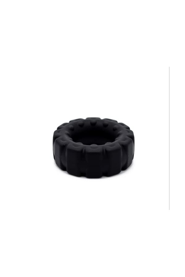 RianGor Anneau de Pneu en Silicone Noir Sports pour Hommes