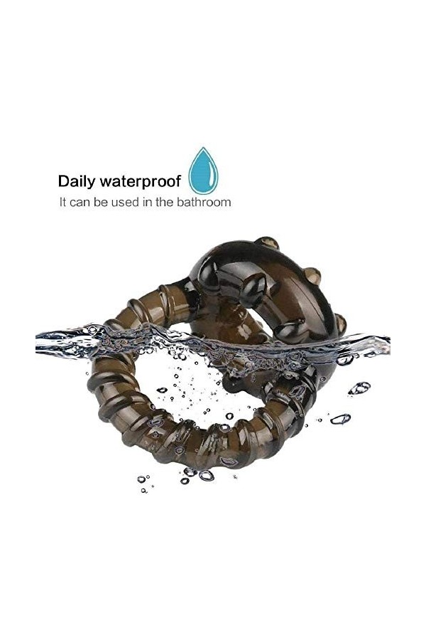 Nouveau silicone anneau de formation différé massage anneau solaire 4VT