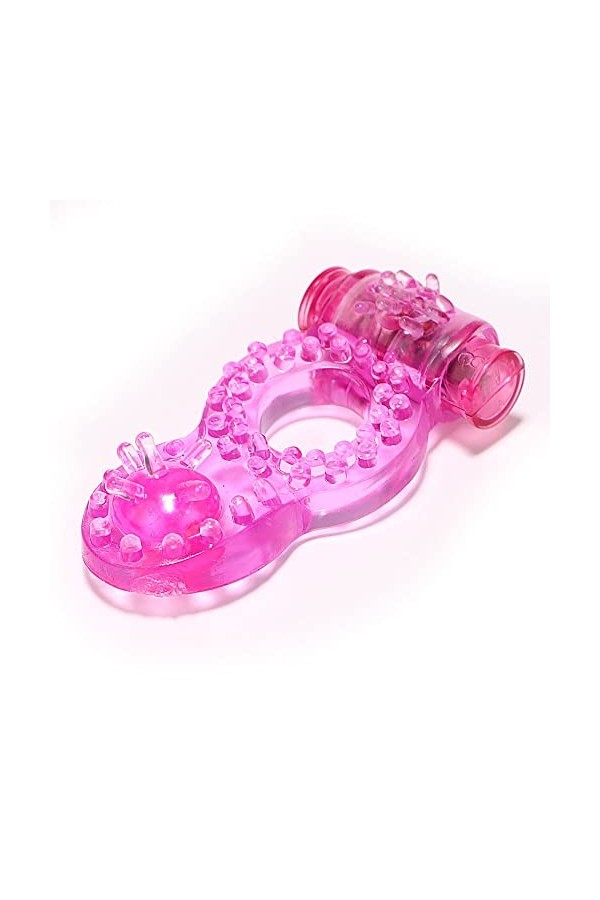 Double Penetration Gode Pour Couple Silicone Durable Sèxtôyse Plaisir T-Shirt avec Étanche pénien Anneau Double pour M-asseur