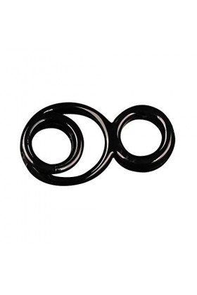 Silicone homme rond figure de 8 double anneau durable anneau souple sèx Tôysper pour hommes pènè anèllo fállicó Pènè retardan