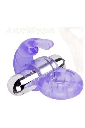 HUNTVE Bague Lapin en Silicone Côckrîng Vìbrǎtor pour Homme, Strônger Erêctiôn