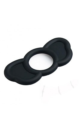 HUNTVE Anneau en Silicone pour Hommes Anneau de Retard Amusant Noir 