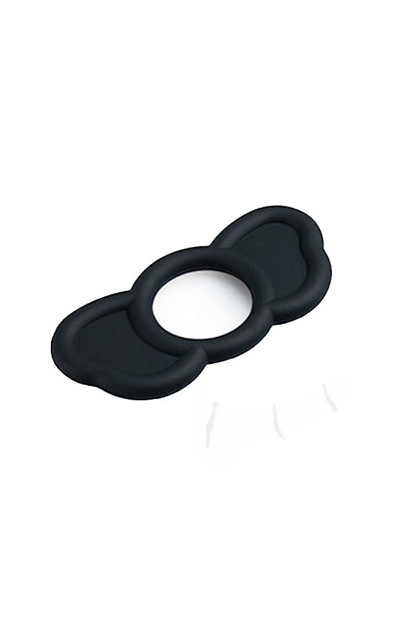 HUNTVE Anneau en Silicone pour Hommes Anneau de Retard Amusant Noir 