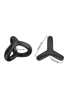 CZZSiug Anneau élastique en Silicone pour Hommes, adapté au Port Quotidien