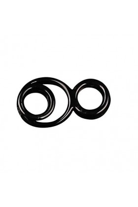 MONZAH Anneau Double Multifonctionnel Anneau en Silicone Anneau retardateur Multifonctionnel