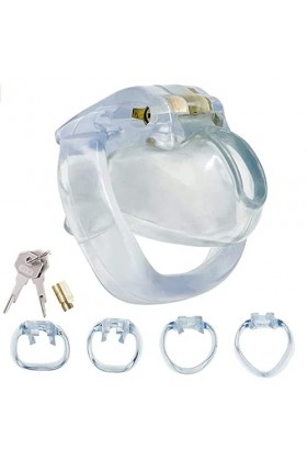 Anneau dentraînement transparent pour hommes, design miniature, facile à transporter avec 4 anneaux -F147
