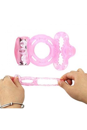 Anneau de Sport élastique Vịbrạtịng Doux Rose pour Homme