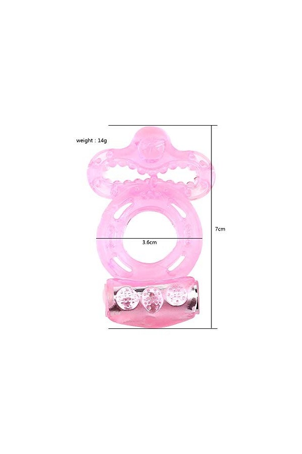 Anneau de Sport élastique Vịbrạtịng Doux Rose pour Homme