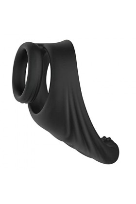 Sex Ring Grand Anneau de Verrouillage en Silicone Liquide pour Homme