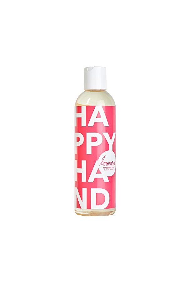 Loovara - Huile de Massage - Massage Oil Happy Hand, 250ml - Huile Massage Sexuel Couple - Testée Dermatologiquement - Idéale