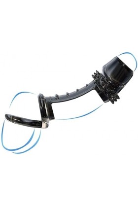 Anneau Vibrant Anneau Víbr-Ant pour Homme et Femme Couple avec Telecommande, P??ìs Anneau Vibr-ànt P??i?n Silicone Ring Máss?