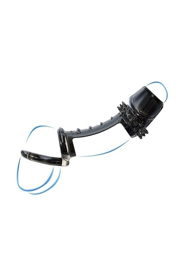 Ensemble de 3 Anneaux en Silicone,Côckríng Ánnêåu Víbr?nt Cristal Ánnêåu PE?NIS Sêxtôyse Plâîsîr Homme Côckríng Homme Intérie