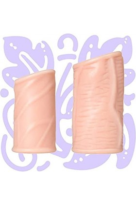 2 PCS/set Puissant Masseur Silicone Durable Sèxtôyse Plaisir T-Shirt avec Étanche pénien Anneau Double pour M-asseur Vibrant 