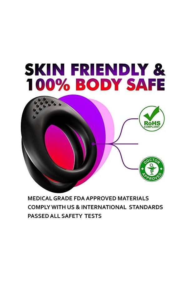 s?x??y?e Homme Anneau Ánnêåu P-ÊŇIs V?b??ntAnneau V?b??nt Anneau Penien V?b??nt -Médical Anneau De P?n?s Télécommandé Impermé