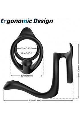 -Homme Ŝêẍês Ánnêåu P-Êňis Anneau de Pour Homme Et Femme, Anneau En Silicone Pour P?N?S, Anneau P?N?S, Anneau Pour P?N?S, Pro