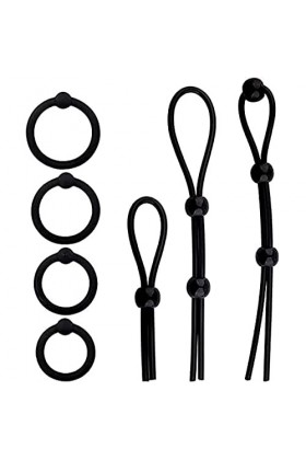 -Jøuëtš Šëxuëlš Gonflable Anneau de P-Êňiš Anneaux En Silicone C*Ôckrîng Ânnêaux Anneau Pênš Homme,Étanche Silicone Anneau Ho