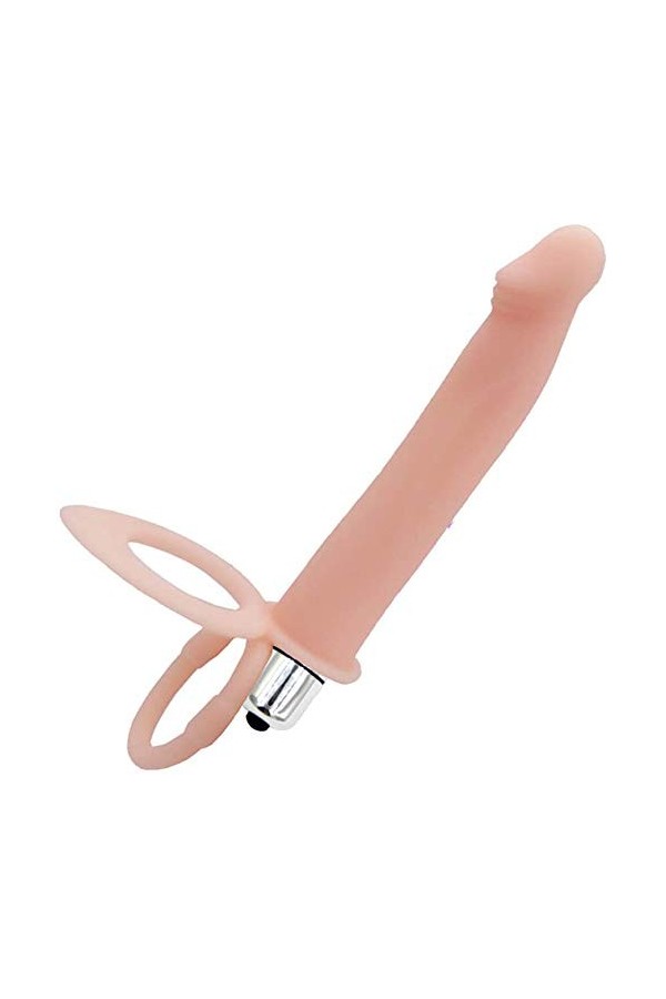 -Double Penetration Pour Couple Anale Anneau de P-Êňis Anneaux En Silicone Ensemble DAnneaux de Retard En Silicone