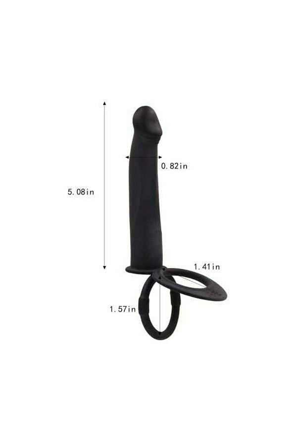 -Double Penetration Pour Couple Anale Anneau de P-Êňis Anneaux En Silicone Ensemble DAnneaux de Retard En Silicone