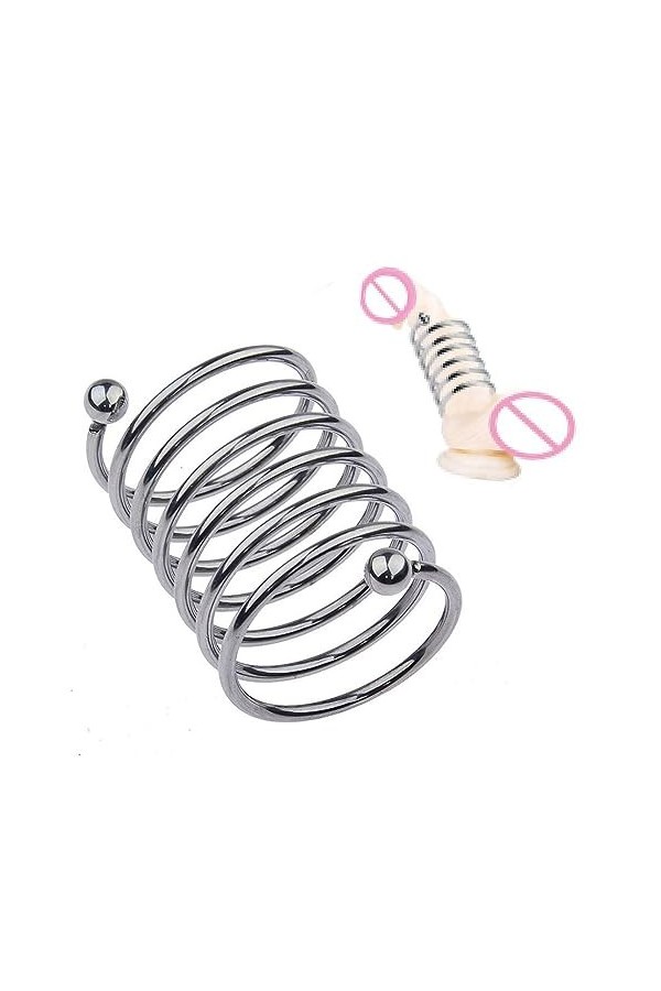 MelBiz Orthèse de physiothérapie pour homme - Stretcher à ressort métallique respirant 40 mm 