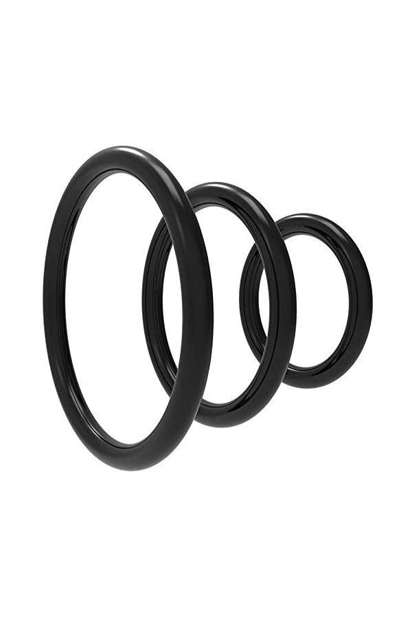 CNAJOI-TDFY Masculin Anneaux pns Anneau Anneau Pẹnis Homme,étanche Silicone Anneau Homme Bague réglable Doux pour Hommes