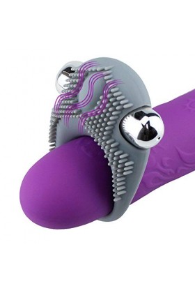 Vîbràdőring anneau de contrôle en silicone, Trainer pour homme.