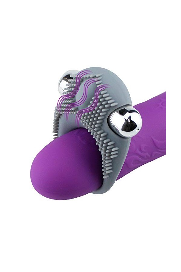 Vîbràdőring anneau de contrôle en silicone, Trainer pour homme.