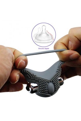 Vîbràdőring anneau de contrôle en silicone, Trainer pour homme.