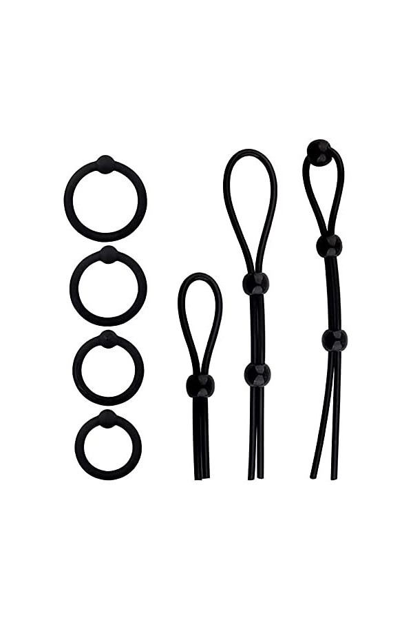 -Masseur Jouets Anneau de P-Êňis Anneaux En Silicone C*Ôckrîng Ânnêaux Anneau Pêns Homme,Étanche Silicone Anneau Homme Bague 