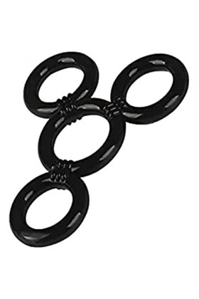 Set Anneaux pénis,Penise pour homme silicone Anneaux péniens T-Shirt Exercice Retardé anneaux de pénis et de testicule