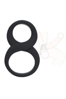 Anneau élastique dentraînement Doux en Silicone pour Hommes. Anneau de Retard de Confiance.