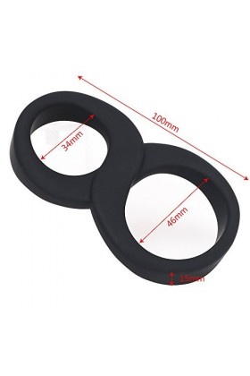 Anneau élastique dentraînement Doux en Silicone pour Hommes. Anneau de Retard de Confiance.