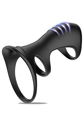 CWT Vibrante Femme Homme Masculin Anneaux Penien Homme,Anneau Vibrant ＰéNis Couple Pour Femme Clitờridiên Stimulateur,Vibrờm