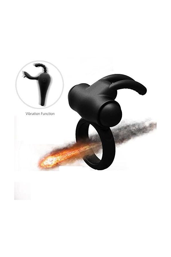 Sextoyse Couple Masculin Anneaux Penien Homme, Anneau Vibrant ＰéNIS Couple pour Femme Clitờridiên Stimulateur, Vibrờmásseurś