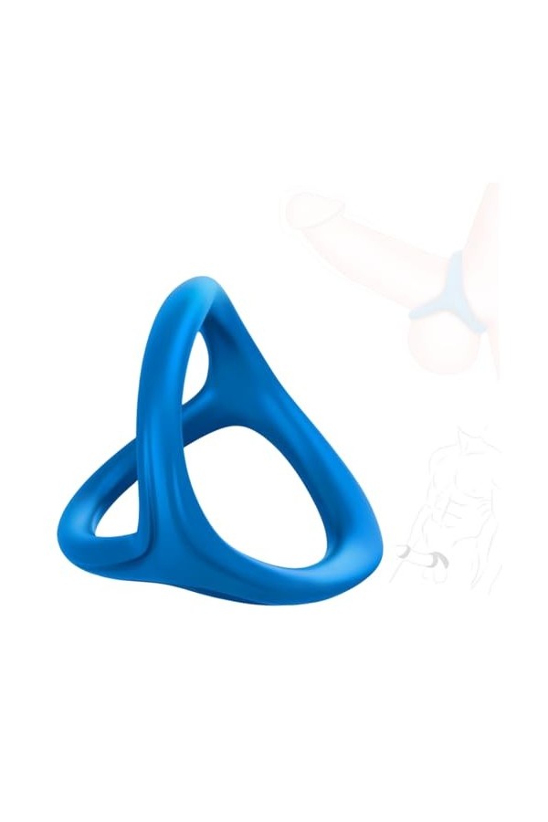 Bande de tension pour entraînement sportif Bague de massage en silicone pour homme.