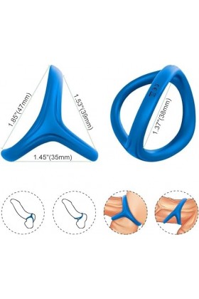 Bande de tension pour entraînement sportif Bague de massage en silicone pour homme.