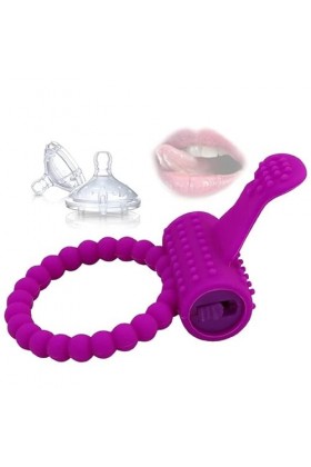 Anneau vibrant Sîliconê - Anneau de plaisir（1pc）