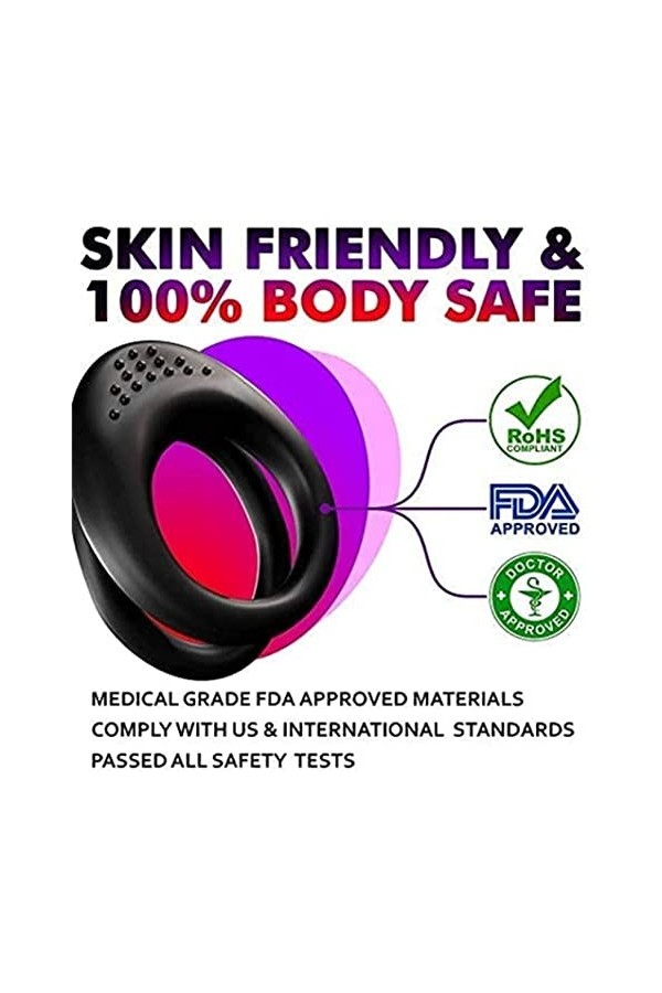 Anneau élastique en Silicone pour Hommes