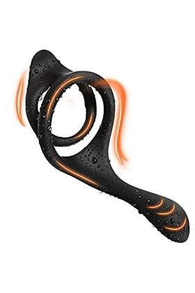 anneaux de pénis et de testicule Double pénien M-asseur T-Shirt Anneau PENIS Plaisir Anneau Anneau PENIS Homme Sè anneaux de 