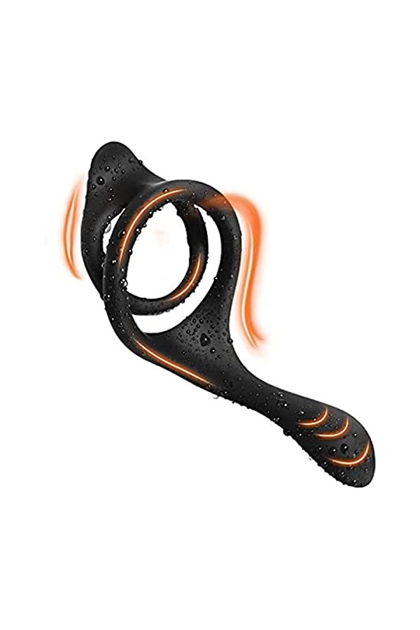 anneaux de pénis et de testicule Double pénien M-asseur T-Shirt Anneau PENIS Plaisir Anneau Anneau PENIS Homme Sè anneaux de 