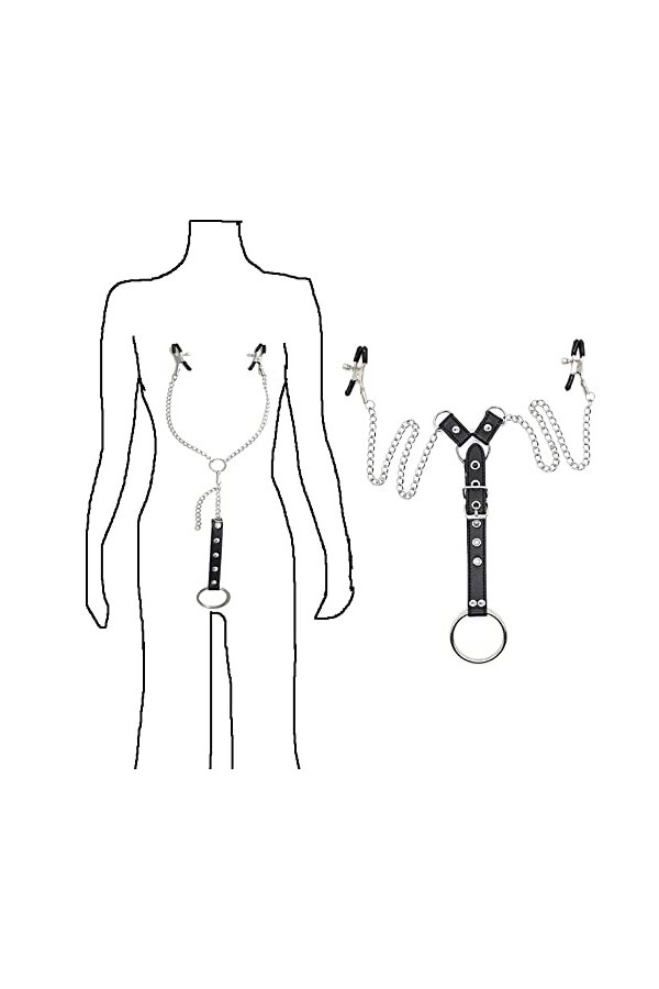 Clips métalliques en Acier Inoxydable avec Anneau, Le Cadeau Parfait pour Les Hommes