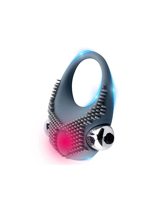 anneaux pour agrandir le plaisir de Homme Télécommande Double pénien Vibrant M-asseur T-Shirt Anneau Vibrant PE?NIS Plaisir A