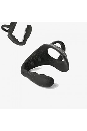 - Préservatif DExtension de Stimulation Anneau Vibrant P-Ênis En Silicpremium Cli-Toris Anneau de Massage Étanche,Adapté Pou