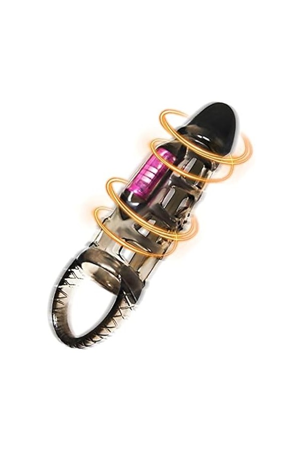 Plus Durable Vibrant Anneau Penien Vibrante Homme Anneau Vibrant P-Ê?is En Silicone Vibrant Cli-Toris Anneau De Massage Charg