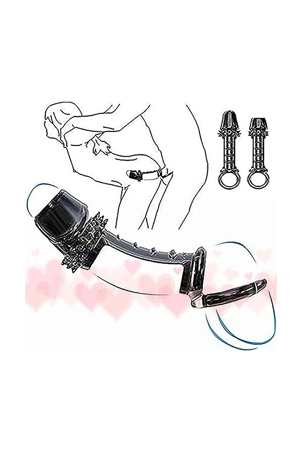 Anneau en silicone marron 2 pièces Happy Toy Set