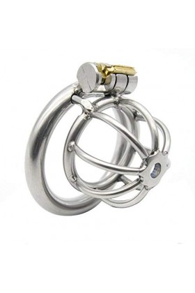 SEX-GONGZHU Portefeuille pour Hommes en Acier Inoxydable à Boucle métallique Invisible et légère 45mm -E35