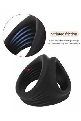 Anneau élastique en Silicone de Haute qualité pour Hommes, Anneau élastique Anti-Goutte.