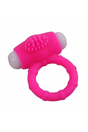 Ṥexťờyse Plḁiśir Couple Anneau Pẹns Homme,Anneau étanche Silicone Double Anneau pennis Homme Bague réglable Doux sex toyspour