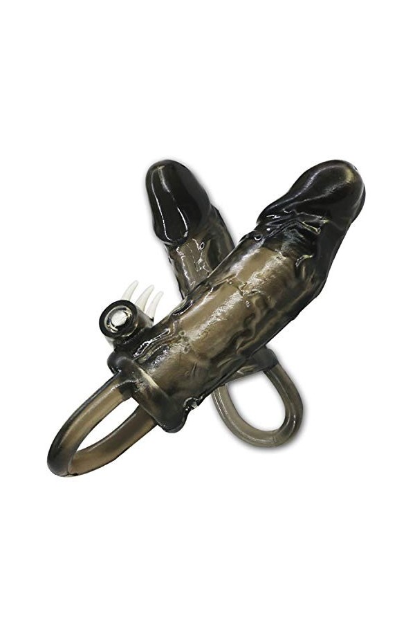 P e n i s Vibrating Cock Ring anneau de retard T shirt en Silicone impermeable modes pour homme PC15