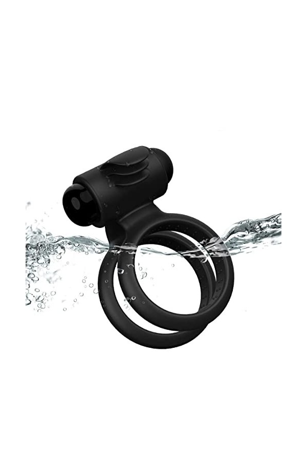 Masculin Anneaux Penien Homme,Anneau Vibrant ?e?NIS Couple pour Femme Clit?ridiên Stimulateur,Vibr?másseur? Anneau pour Homme