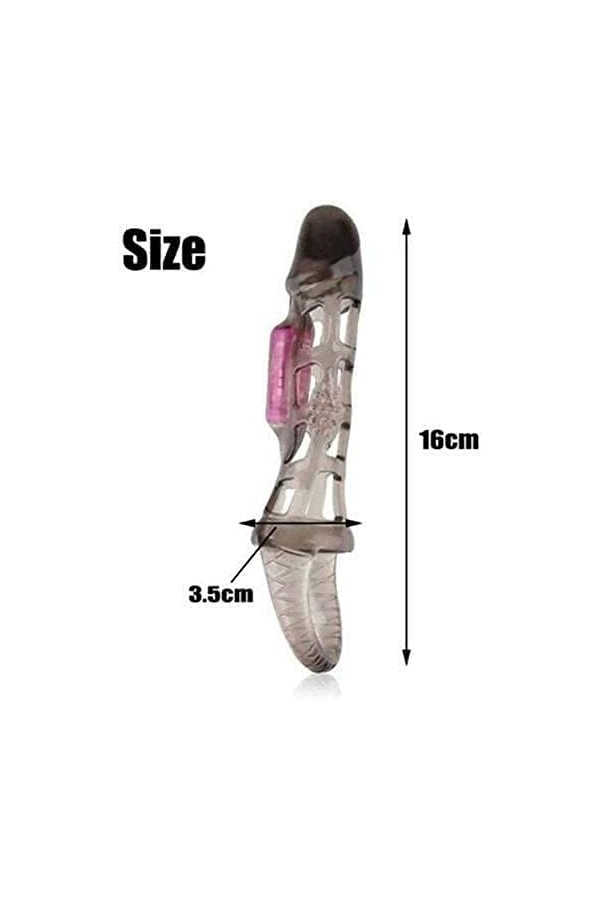 Adultes Anneau de P-E?Is En Silicone Couple Multi Vitesses T-Shirt Vibrant Cli-Toris Anneau de Massage Charge Usb Étanche, An